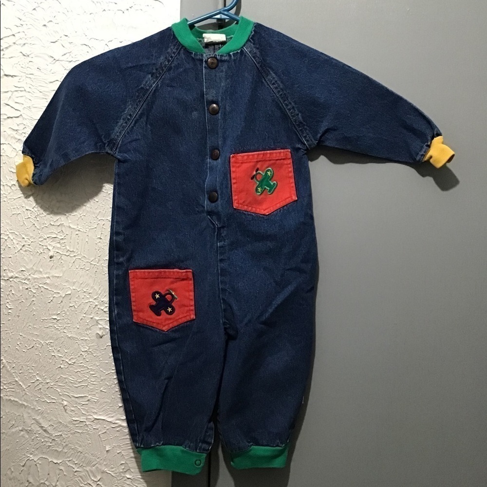 Vintage Healthtex Bubble Airplane Romper